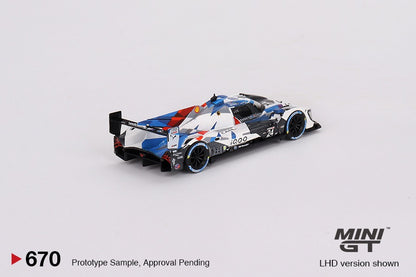 MINI GT 1/64 BMW M Hybrid V8 GTP #24 BMW M Team RLL 2023 IMSA Daytona 24 Hrs MGT00670-L