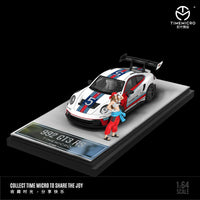 TIME MICRO 1/64 992 GT3 RS Martini #5 with Figurine TM644605-1