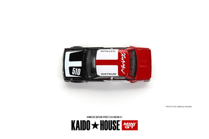 MINI GT x Kaido House 1/64 Datsun Street 510 Racing V1 KHMG102