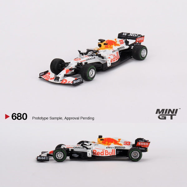 MINI GT 1/64 Red Bull RB16B #33 Max Verstappen 2021 Turkish Grand Prix 2nd Place MGT00680-L