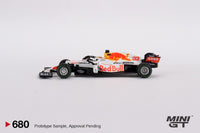 MINI GT 1/64 Red Bull RB16B #33 Max Verstappen 2021 Turkish Grand Prix 2nd Place MGT00680-L