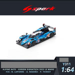 PREORDER Sparky 1/64 Alpine A470 - Gibson No.36 Signatech Alpine Matmut Winner LMP2 class 24H Le Mans 2019 N. Lapierre - A. Negrão - P. Thiriet Y311 (Approx. Release Date : MARCH 2024 subject to the manufacturer's final decision)
