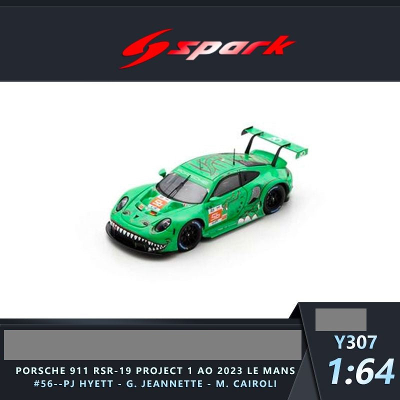 Sparky 1/64 Porsche 911 RSR - 19 No.56 PROJECT 1 - AO Le