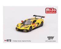 MINI GT 1/64 Corvette Racing C8.R Racing Transporter Set MGTS0009