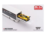 MINI GT 1/64 Corvette Racing C8.R Racing Transporter Set MGTS0009