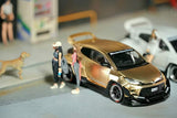 POPRACE 1/64 PANDEM GR YARIS SATIN GOLD PR640041