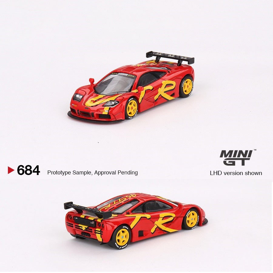 MINI GT 1/64 McLaren F1 GTR 1996 Presentation MGT00684-L
