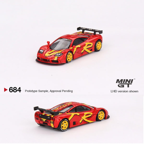 PREORDER MINI GT 1/64 McLaren F1 GTR 1996 Presentation MGT00684-L (Approx. Release Date : MARCH 2024 subject to manufacturer's final decision)