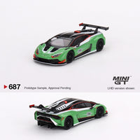 MINI GT 1/64 Lamborghini Huracán GT3 EVO2 Presentation LHD MGT00687-L