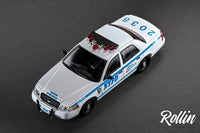 PREORDER Rollin 1/64 Ford CV Victoria Crown - NYPD New York City Police Car (Approx. Release Date : Q1 2024 subject to manufacturer's final decision)