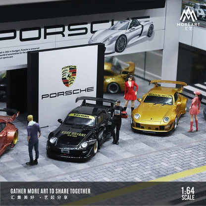 MOREART 1/64 PORSCHE SHOWROOM
