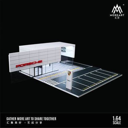 MOREART 1/64 PORSCHE SHOWROOM