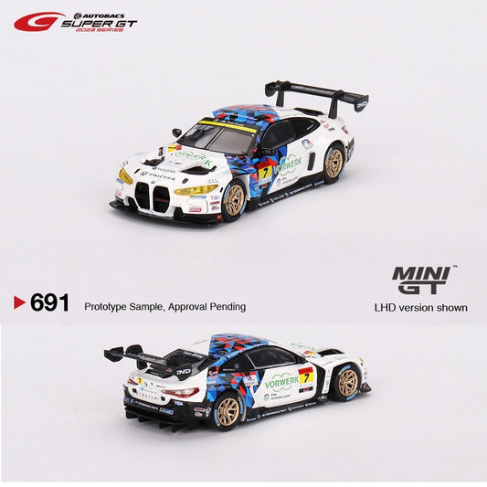 MINI GT 1/64 BMW M4 GT3 #7 "Studie BMW M4" BMW M Team Studie x CRS 2023 SUPER GT SERIES MGT00691-L