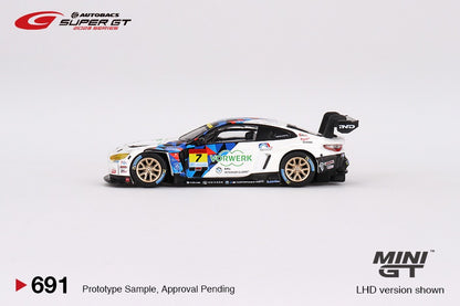 MINI GT 1/64 BMW M4 GT3 #7 "Studie BMW M4" BMW M Team Studie x CRS 2023 SUPER GT SERIES MGT00691-L
