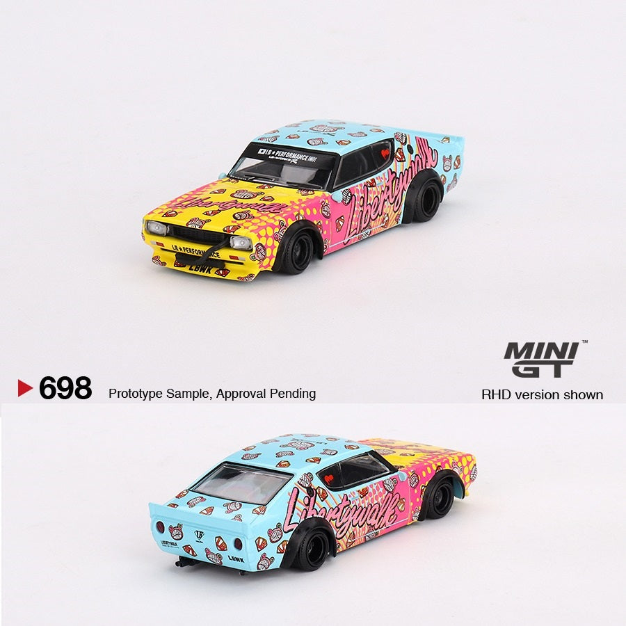 MINI GT 1/64 Nissan Skyline Kenmeri Liberty Walk LBWK KUMA MGT00698-R