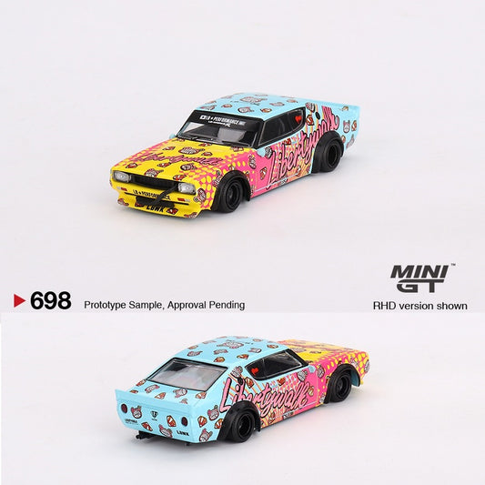 MINI GT 1/64 Nissan Skyline Kenmeri Liberty Walk LBWK KUMA MGT00698-R