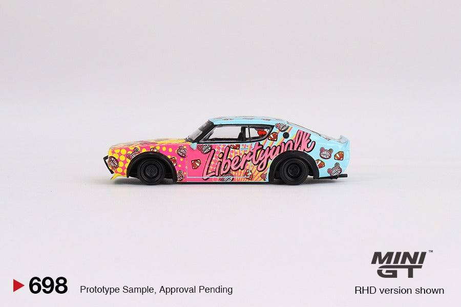 MINI GT 1/64 Nissan Skyline Kenmeri Liberty Walk LBWK KUMA MGT00698-R