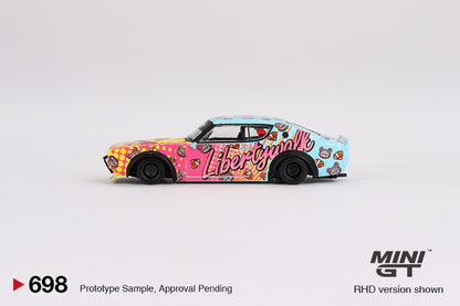 MINI GT 1/64 Nissan Skyline Kenmeri Liberty Walk LBWK KUMA MGT00698-R