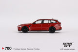 PREORDER MINI GT 1/64 BMW M3 Competition Touring (G81) Toronto Red Metallic LHD MGT00700-L (Approx. Release Date : Q2 2024 subject to manufacturer's final decision)