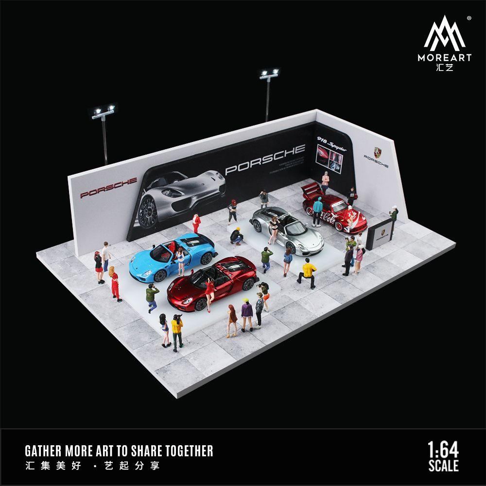 MOREART 1/64 PORSCHE AUTO SHOW MO925201