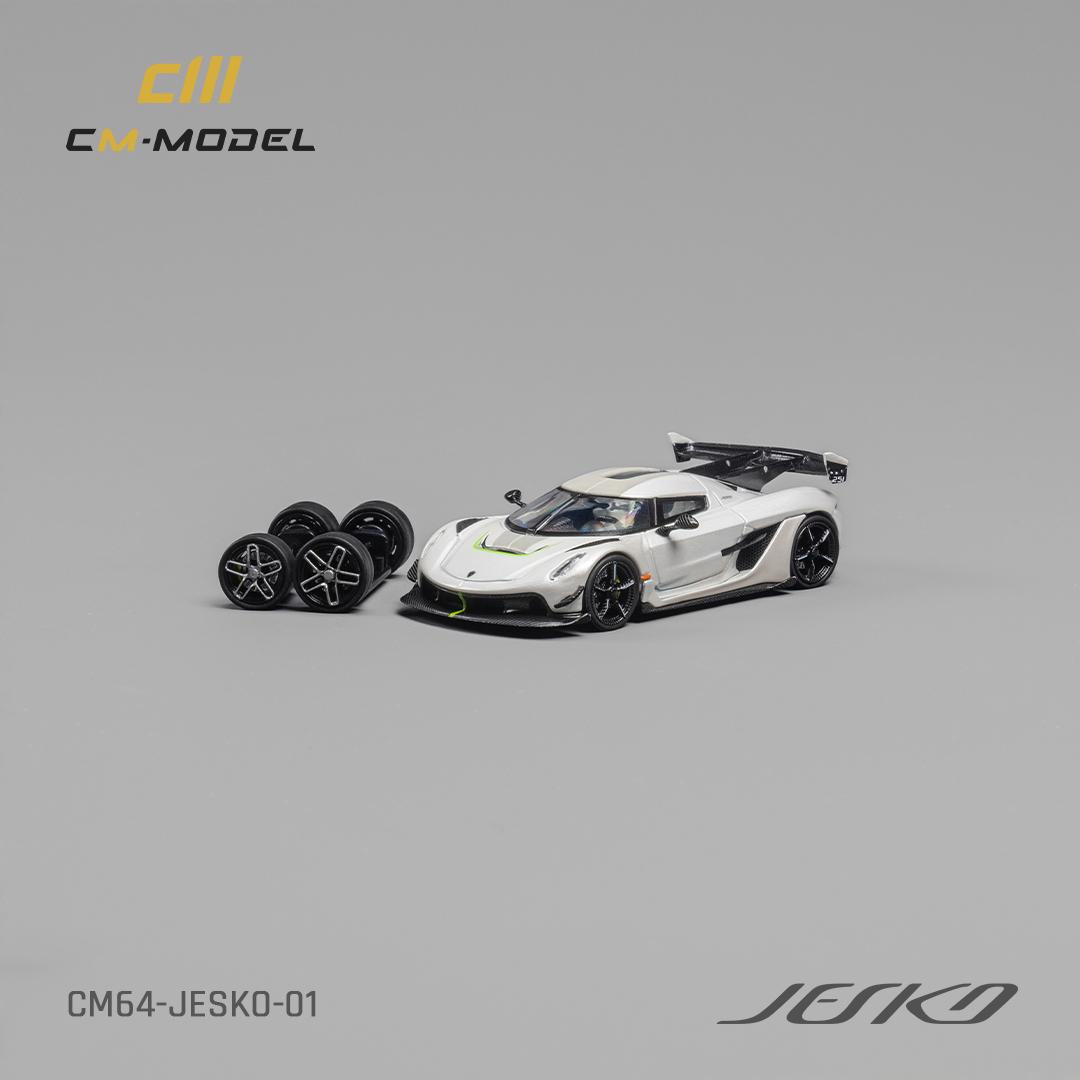 CM MODEL 1/64 Jesko Attack Pearl White CM64-jesko-01