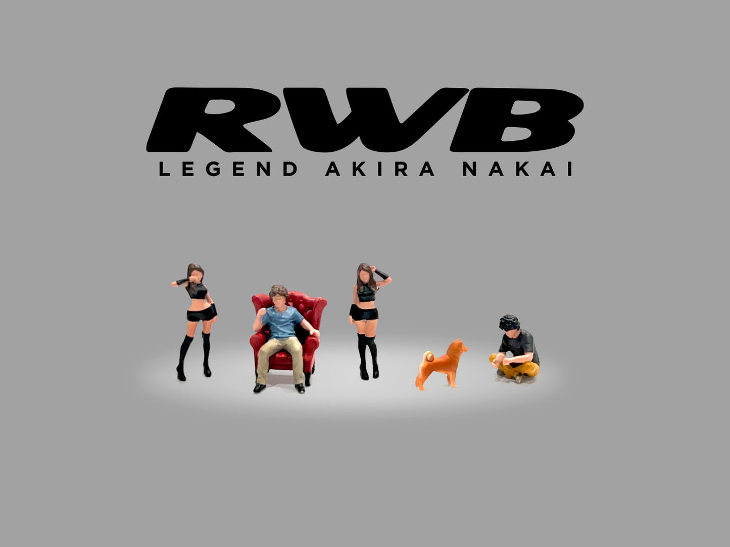 AMERICAN DIORAMA 1/64 Figure Set - RWB Legend AD-2407