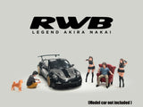 PREORDER AMERICAN DIORAMA 1/64 Figure Set - RWB Legend AD-2407 (Approx. Release Date : Q2 2024 subject to manufacturer's final decision)
