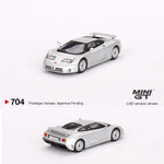 PREORDER MINI GT 1/64 Bugatti EB110 GT Grigio Chiaro MGT00704-L (Approx. Release Date : Q2 2024 subject to manufacturer's final decision)