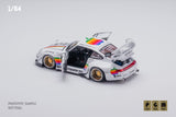 PGM 1/64 RWB993 White Apple #89 Fully Opened with Delux Round Display Box