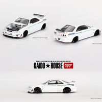 MINI GT x Kaido House 1/64 Nissan Skyline GT-R (R33) Greddy GR33 V1 KHMG113