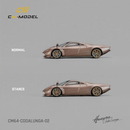 CM MODEL 1/64 Pagani Codalunga Gold CM64-Codalunga-02