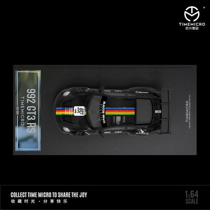 TIME MICRO 1/64 992 GT3 RS Black Apple TM644610