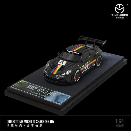 TIME MICRO 1/64 992 GT3 RS Black Apple TM644610