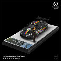 PREORDER TIME MICRO 1/64 992 GT3 RS Black Apple with Figurine TM644610-1 (Approx. Release Date: APRIL 2024 and subject to the manufacturer's final decision)