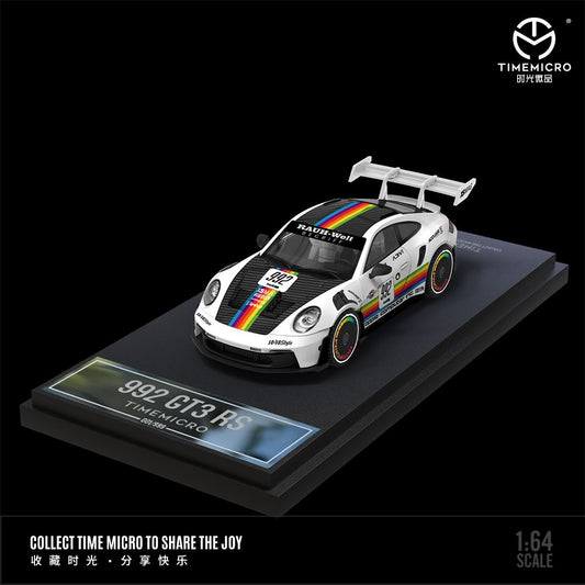 TIME MICRO 1/64 992 GT3 RS White Apple TM644611
