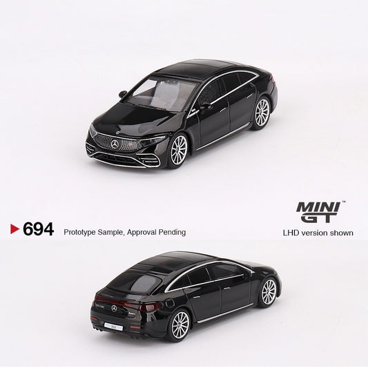 MINI GT 1/64 Mercedes-Benz EQS 580 4MATIC Black MGT00694-L