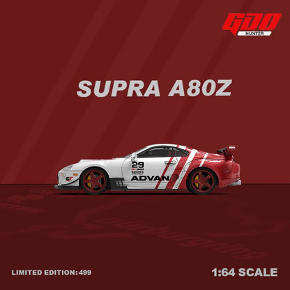 GDO Hunter x Time Micro 1/64 Supra A80Z TRD Advan Livery #29