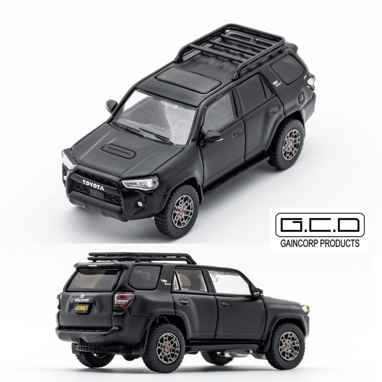 GCD 1/64 Toyota 4Runner Matte Black KS-059-346