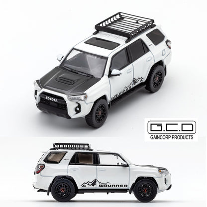 GCD 1/64 Toyota 4Runner White / Black bonnet KS-059-345