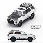 PREORDER GCD 1/64 Toyota 4Runner White / Black bonnet KS-059-345 (Approx. Release Date: March 2024 and subject to the manufacturer's final decision)