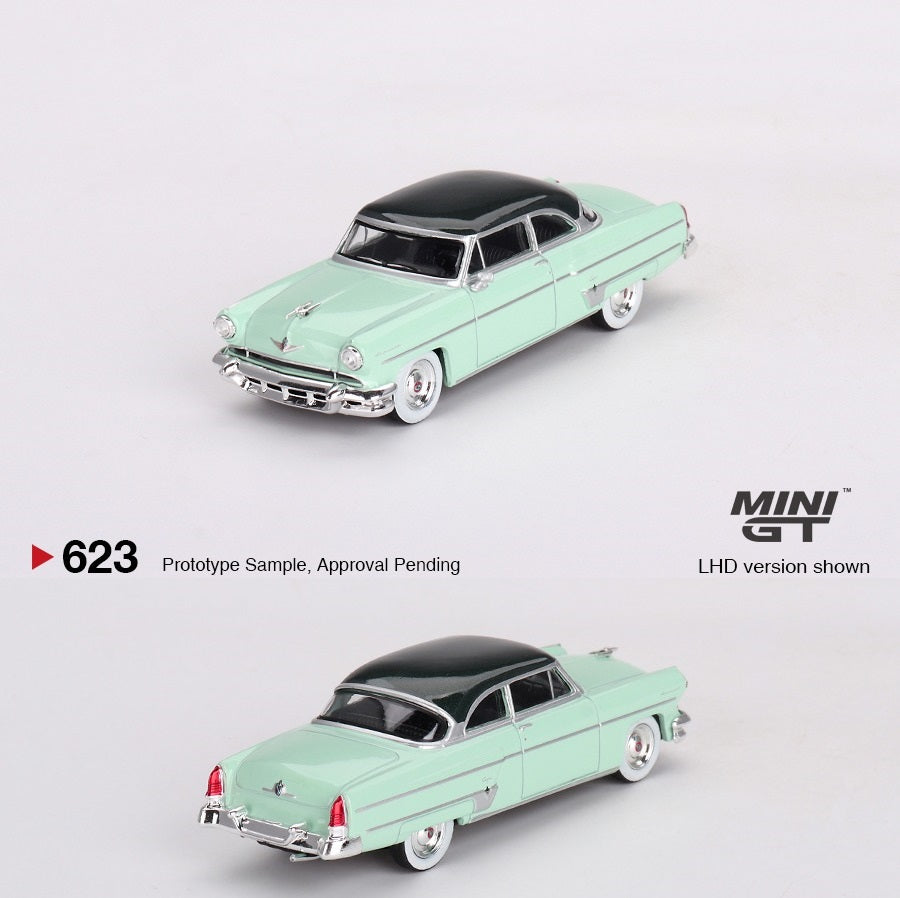 MINI GT 1/64 Lincoln Capri 1954 Parklane Green / Bloomfield Green  MGT00623-L