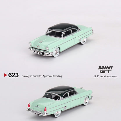 MINI GT 1/64 Lincoln Capri 1954 Parklane Green / Bloomfield Green  MGT00623-L