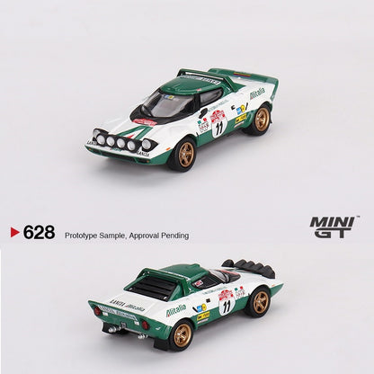 MINI GT 1/64 Lancia Stratos HF 1975 Rally Sanremo Winner #11  MGT00628-L
