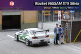 FOCAL HORIZON 1/64 Rocket Nissan S15 Silvia White / Green