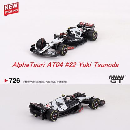 MINI GT 1/64 AlphaTauri AT04 #22 Yuki Tsunoda  2023 F1 2023 Australian GP MGT00726-L