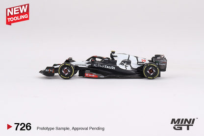MINI GT 1/64 AlphaTauri AT04 #22 Yuki Tsunoda  2023 F1 2023 Australian GP MGT00726-L