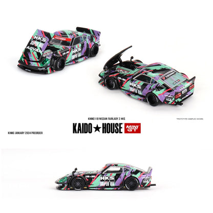 MINI GT x Kaido House 1/64 Nissan Fairlady Z HKS KHMG118