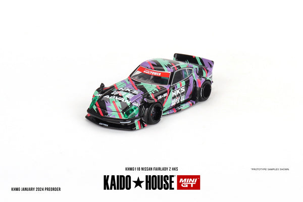 PREORDER MINI GT x Kaido House 1/64 Nissan Fairlady Z HKS KHMG118 