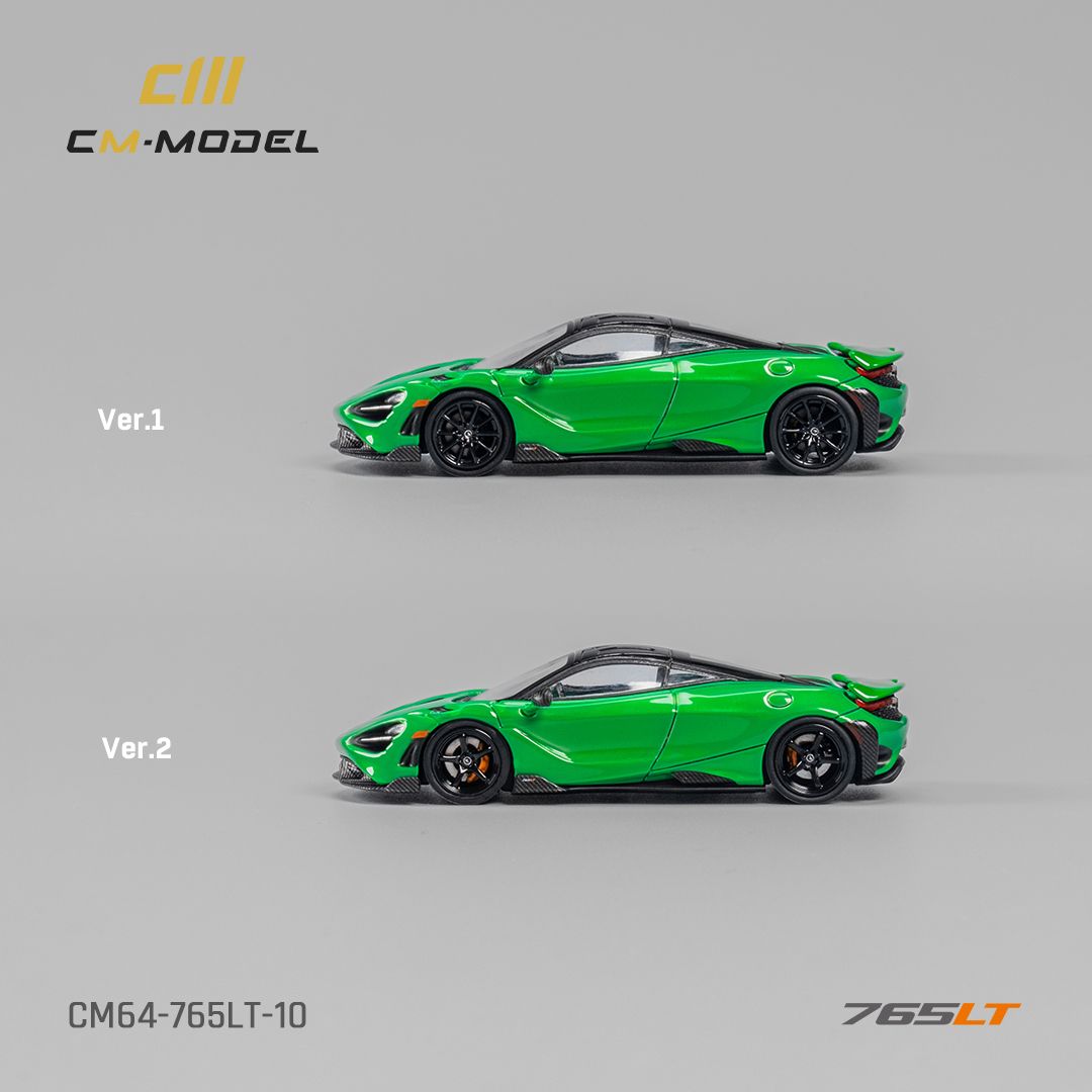 CM MODEL 1/64 Mclaren 765LT Green CM64-765LT-10
