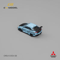 CM MODEL 1/64 Mitsubishi Lancer EvoX Varis Blue  CM64-EVOX-08